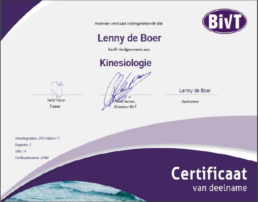 voedingsadvies massage zwolle kinesiologie