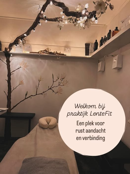Behandelruimte van Praktijk LenteFit in Zwolle – een plek voor rust, aandacht en verbinding